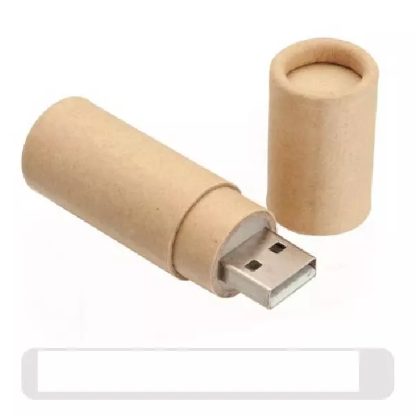 USB cilindro ecologica de carton
